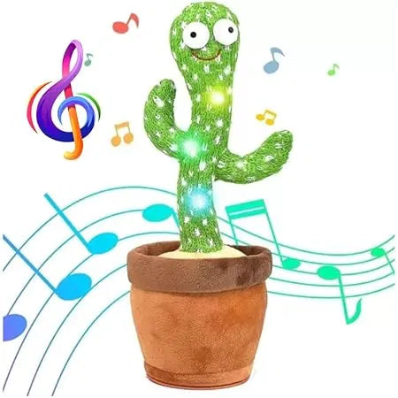Talking and dancing cactus toy from 23104, a fun musical toy accessory with a colorful cactus figure in a playful pose.