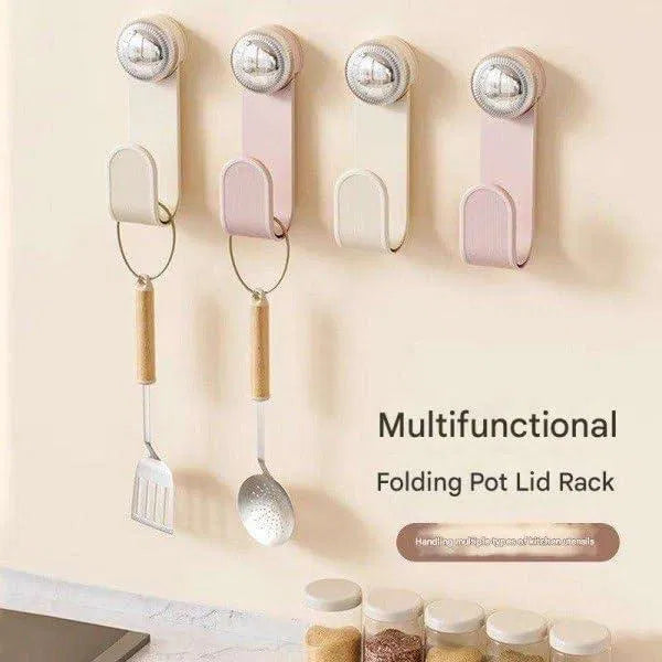 Pot lid holder with suction cup key holder from 31092, featuring a secure suction cup and space for keys or small items.