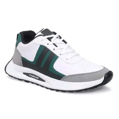 Anjrs Men's casual running shoes in black and white, designed for comfort and style for boys and men, by 1889.