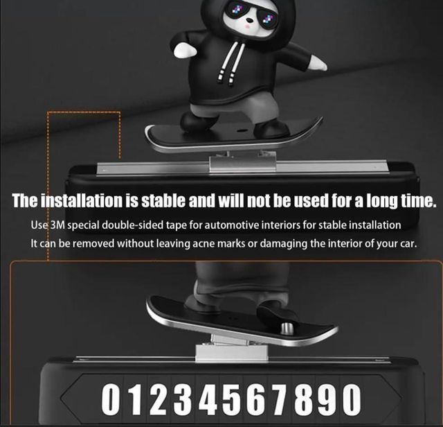 Decorative car dashboard showpiece featuring a detailed figurine, designed to add style and personality to vehicle interiors.