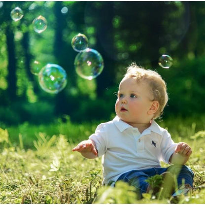 Wukusy 1904 Bubble Gun Liquid Refill for Kids, 750ml bottle with colorful bubble solution for outdoor play