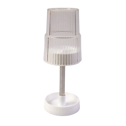 Wukusy rotating bathroom toothbrush holder stand with multiple slots for toothbrushes and toothpaste, made of durable plastic.