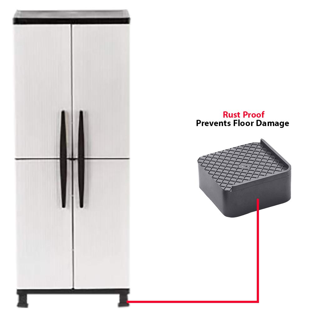 Set of 4 Wukusy heavy-duty cupboard, refrigerator, and sofa base stands for home improvement, durable and multipurpose.