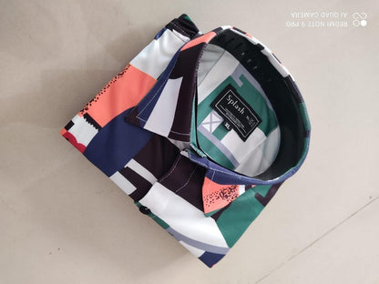 Cotton Printed Half Sleeves Regular Fit Casual Shirts
