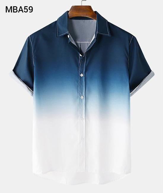 Cotton printed men's casual shirt with half sleeves, regular fit from Drpshippr Men's Collection.