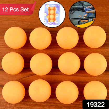 Set of 12 Wukusy Konex Star Seamless Table Tennis Balls on a white background