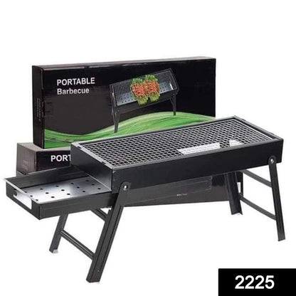 Wukusy 2225 folding portable BBQ grill set for outdoor and home use, with cooking surface and compact design for easy transportation