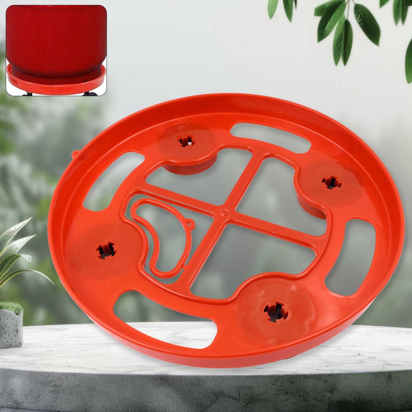 Wukusy 146 Gas Cylinder Trolley designed for kitchen use, featuring a sturdy metal frame and wheels for easy gas cylinder transport.