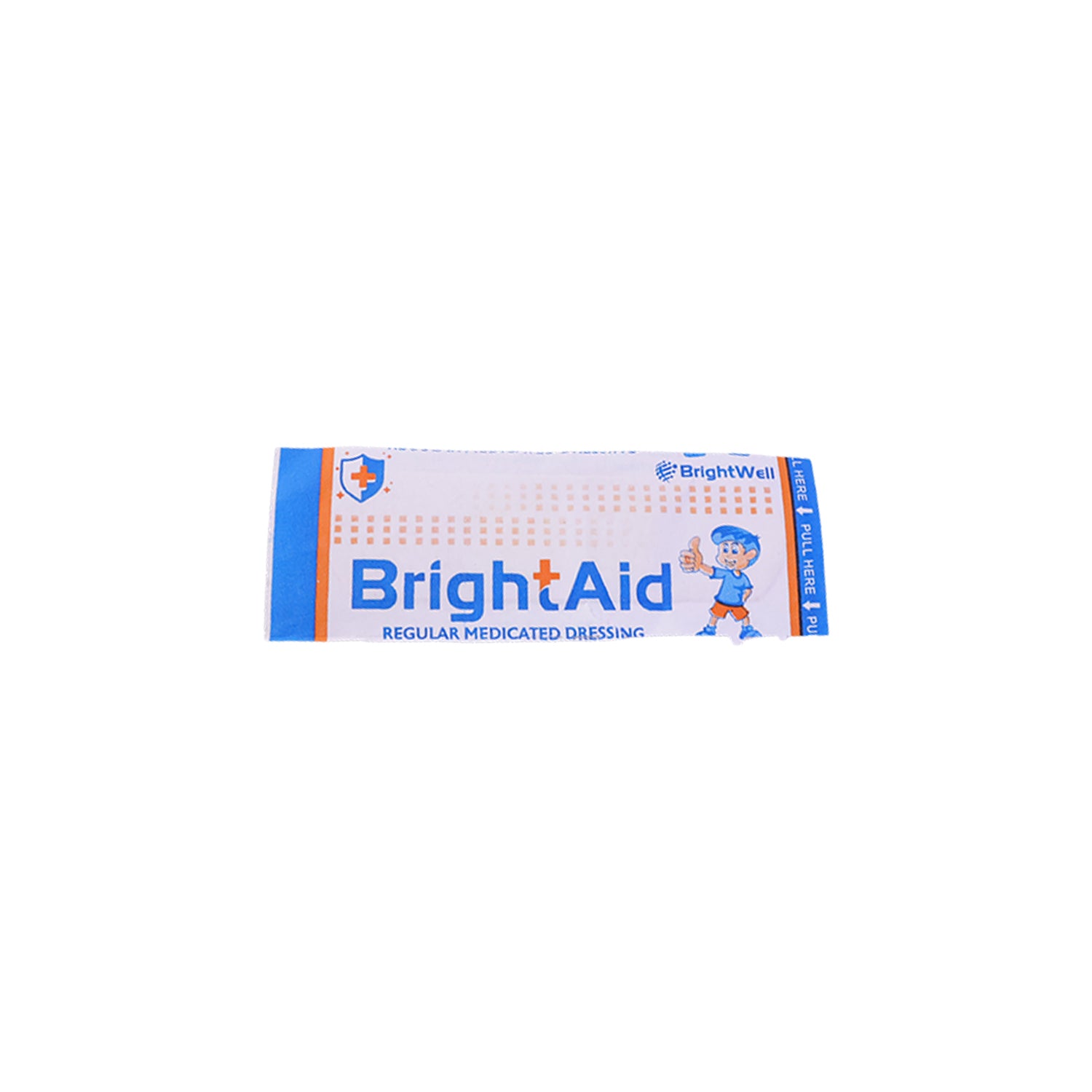 Wukusy Brightaid regular adhesive bandages for cuts and wounds, 5-pack, showing bandages with skin-toned adhesive strips