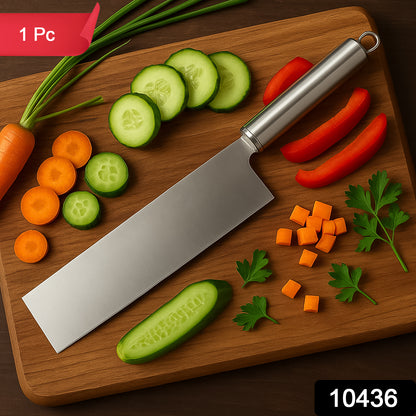 Wukusy stainless steel vegetable cleaver knife for professional-grade chopping and slicing in home and kitchen use