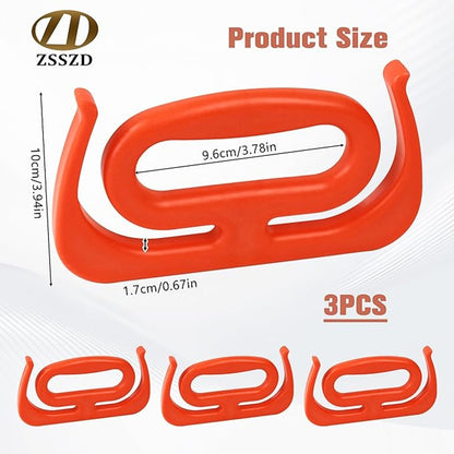 Wukusy heavy duty grocery bag carry handle grip holder, durable plastic, designed for easy transport of multiple shopping bags