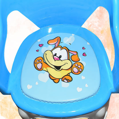 Wukusy plastic multipurpose baby chair with cushion base, strong and durable, suitable for feeding and playtime.