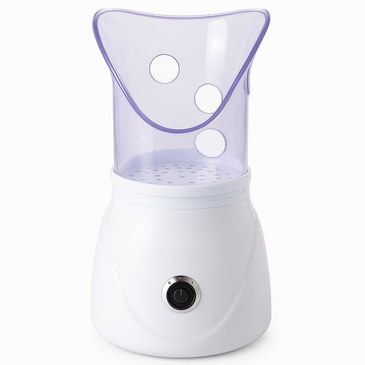 Wukusy Orbit Professional Facial Steamer 130W, health care device with steam outlet and control panel for facial skin treatment.