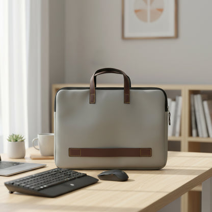 Wukusy professional business carry bag with handles, 37x28 cm, designed for documents and office essentials.