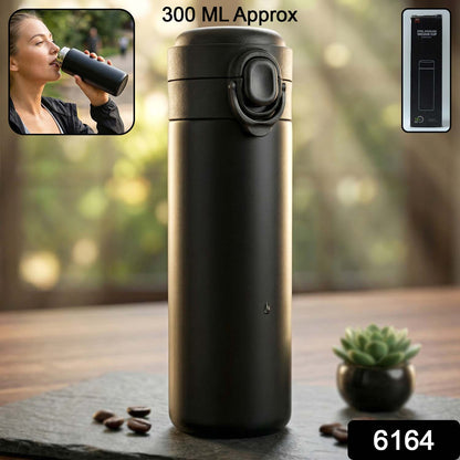 Wukusy premium stainless steel vacuum insulated water bottle, 300ml, with sleek design and secure lid for hot or cold drinks