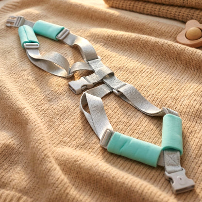 Adjustable Wukusy baby safety harness support belt with padded straps, designed to keep infants secure and comfortable.