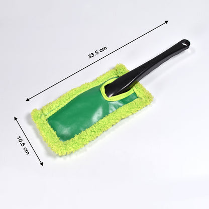 Wukusy 4947 car cleaning wash brush with microfiber duster for dusting and cleaning vehicles and household surfaces.