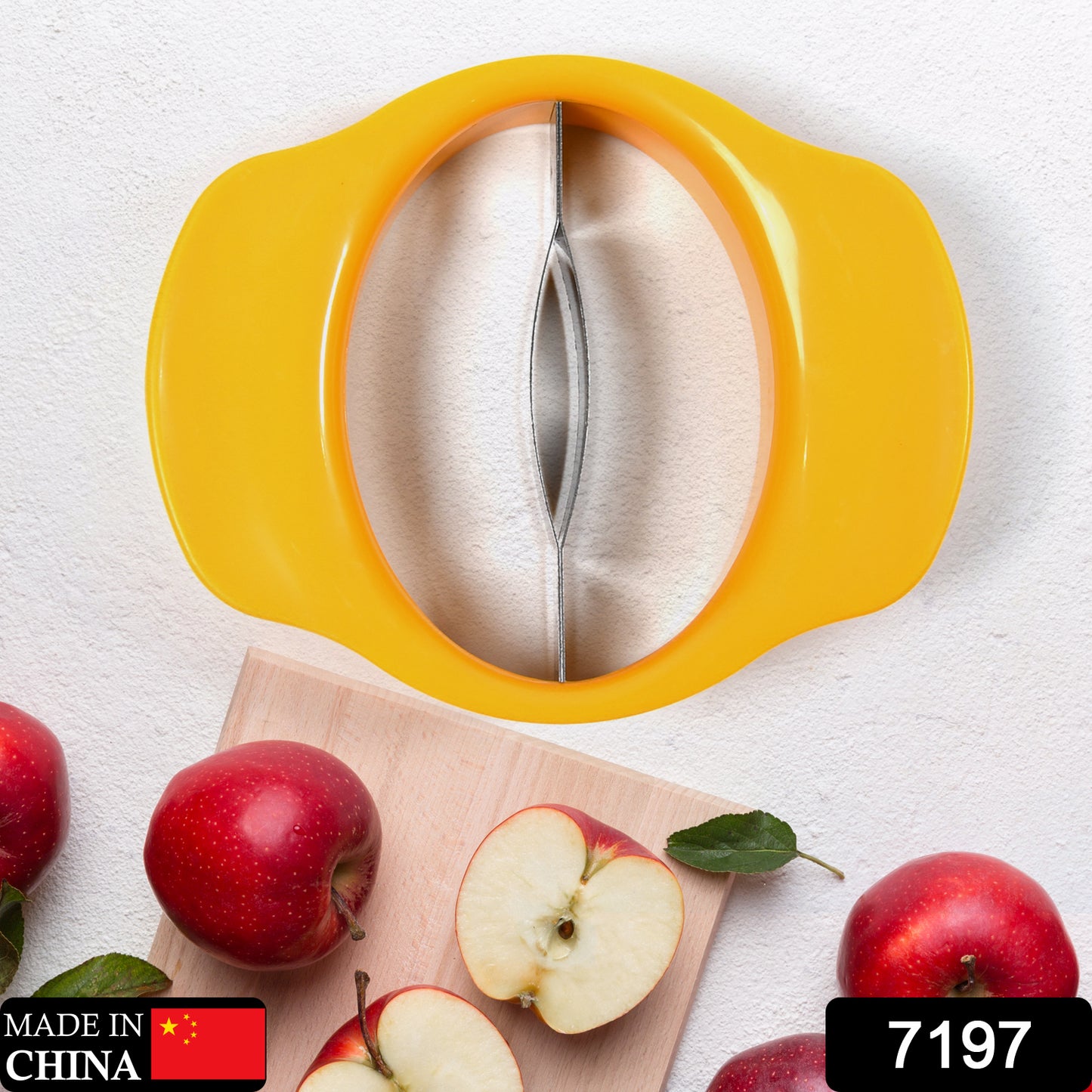 Wukusy Mango Cutter Chopper Slicer Tool with stainless steel blade for easy mango slicing and preparation in the kitchen.