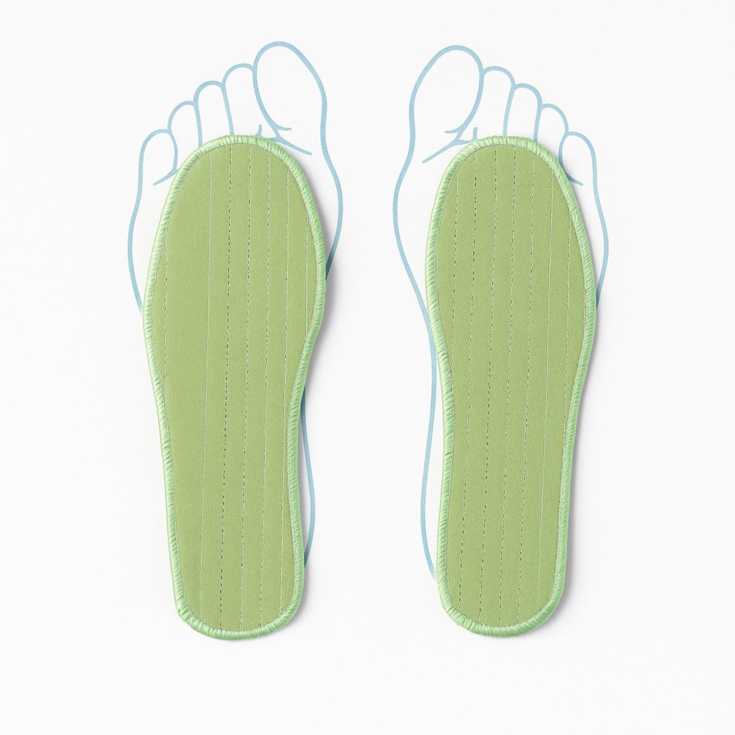Pair of Wukusy premium comfort shoe insoles for size 42, designed for daily foot support with a mix of vibrant patterns.