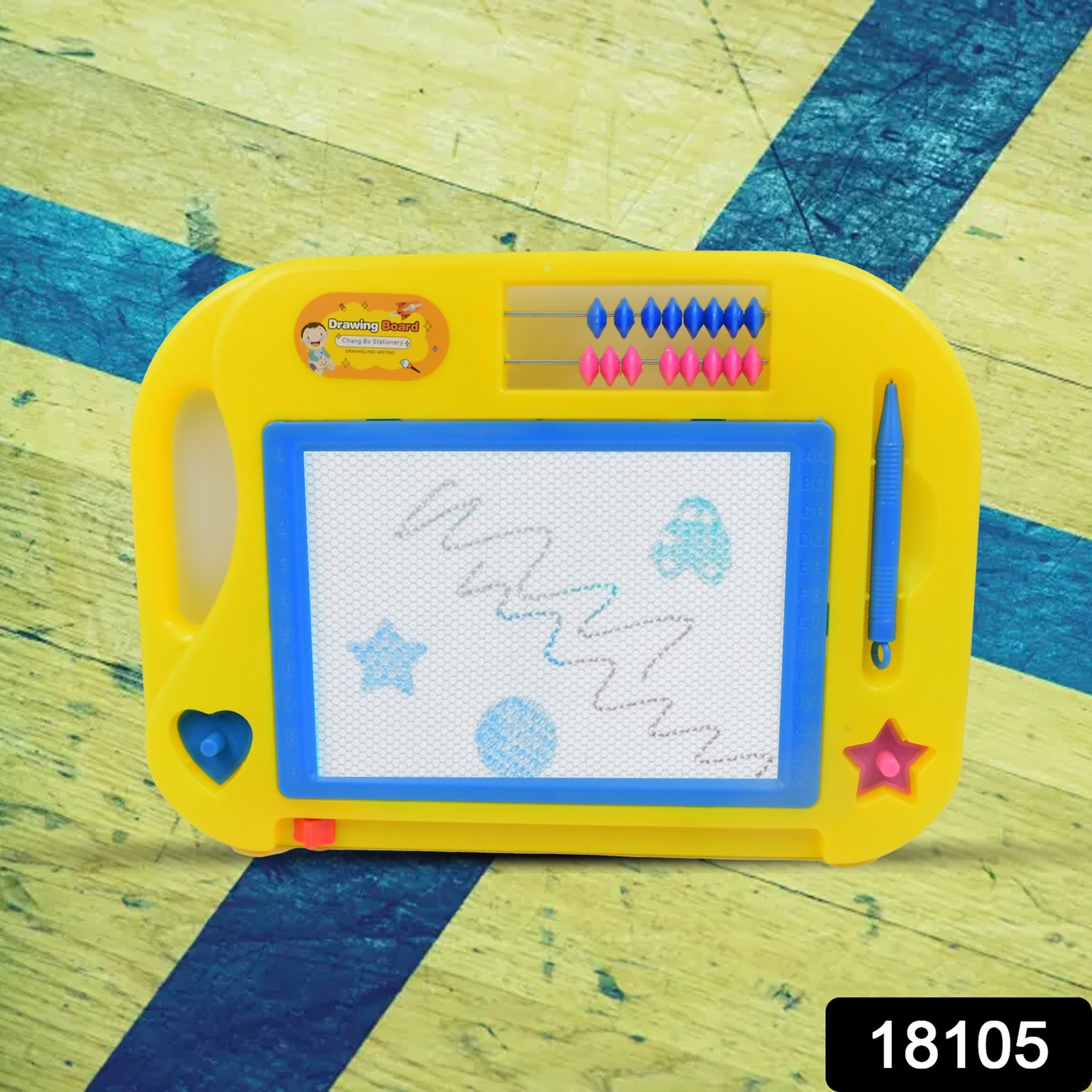 Wukusy Magic Sketch Slate Board for Kids, 31x22 cm, reusable drawing surface, suitable for creative office or classroom use