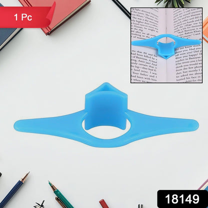 Wukusy multi-function plastic thumb book support holder for office, keeps book pages open and stable during reading or study.