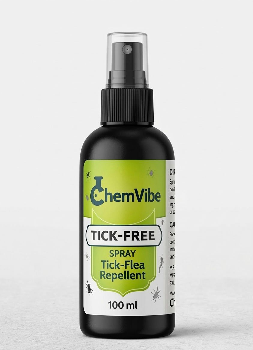 Drpshippr Tick-Fice Pet Spray for pets, 100ml bottles in a pack of two, showing the spray bottles with labels and pet-friendly design