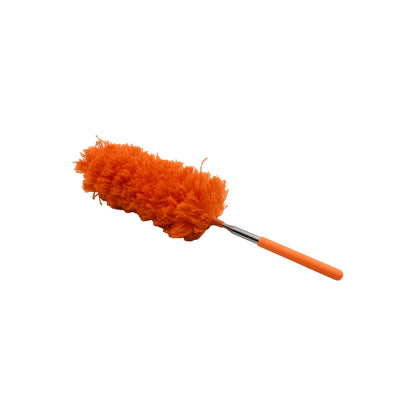 Wukusy adjustable microfiber duster with long handle for cleaning offices, cars, and air conditioners, washable and extendable.