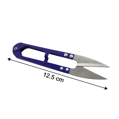 Wukusy premium sewing scissors with ergonomic handle, sharp blades for precise fabric cutting, suitable for home sewing projects.
