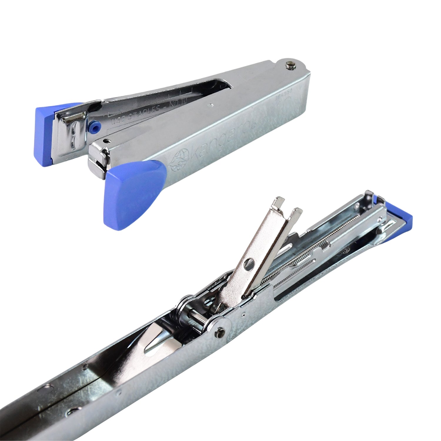 Wukusy Kangaro No.10 Compact Metal Stapler for office use, showing the sturdy metal body and compact design.