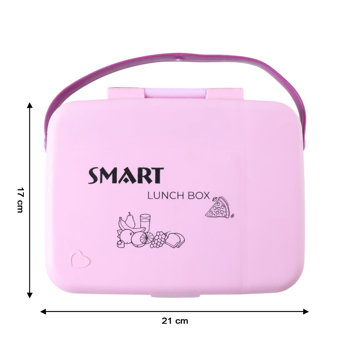 Wukusy smart leak-proof lunch box with three compartments and spoon set, featuring a durable, portable design for meal storage.