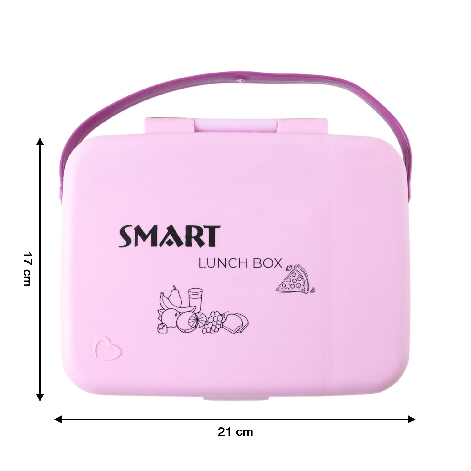 Wukusy smart leak-proof lunch box with three compartments and spoon set, featuring a durable, portable design for meal storage.