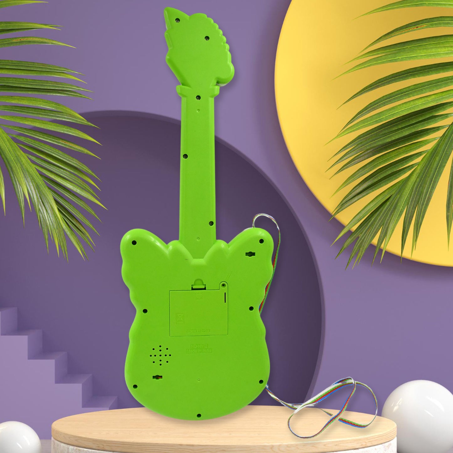 Wukusy butterfly guitar toy with light and music, featuring colorful butterfly design, suitable for children, batteries not included