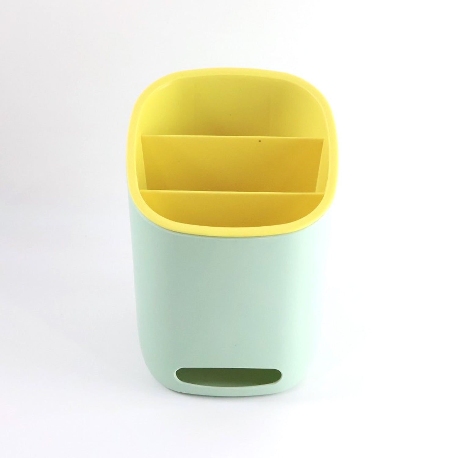 Wukusy 2-in-1 multipurpose organizer holder with compartments for stationery, cosmetics, or household small items.