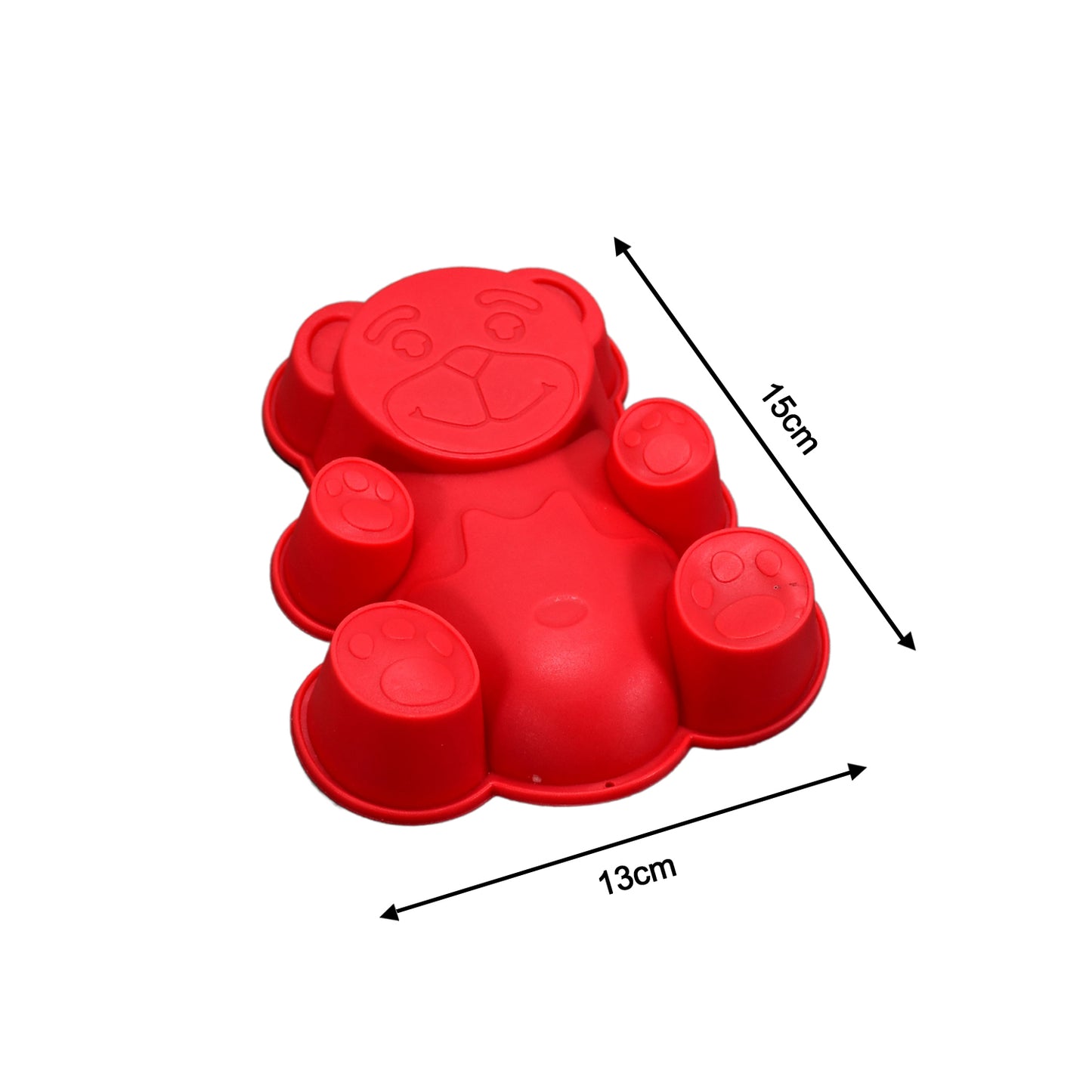 Set of four Wukusy silicone animal mold cake and soap molds for baking, chocolate, candles, and soap making, with detailed animal shapes.
