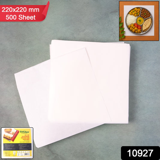 Wukusy Zat-pat multipurpose non-stick food paper sheets, 220mm, 500 sheets, ideal for baking and food preparation in the kitchen.