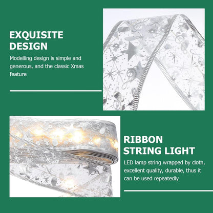 Decorative Wukusy LED Ribbon Light Strip, 2 meters long, showcasing warm white lighting on a sleek flexible strip.