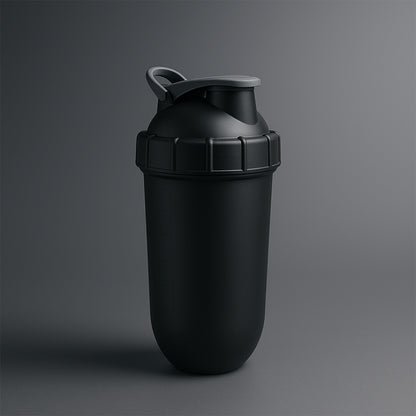 Wukusy Liger Gym Shaker Bottle, 800ml travel water bottle with secure lid and mixing ball for fitness drinks.