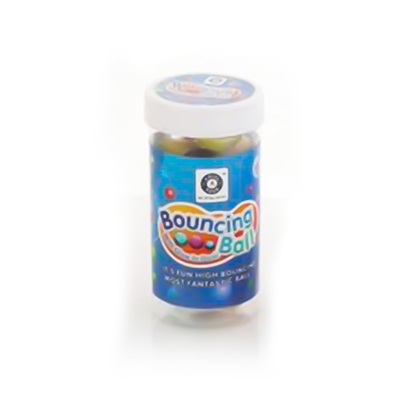 Set of 14 Wukusy Crazy Bouncy Jumping Balls toys, colorful and fun for kids, featured in the image.