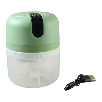 Wukusy Mini Electric Food Processor with 250ml capacity, vegetable and garlic chopper in compact design.