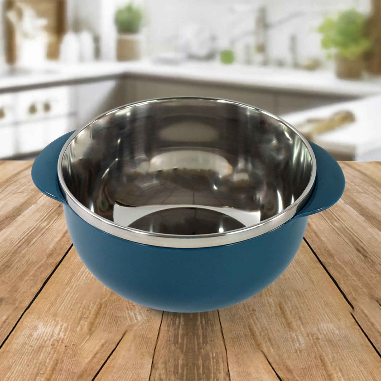 Wukusy Apex microwave-safe serving bowl set with three sizes: 700ml, 1000ml, and 1400ml, made of durable plastic.