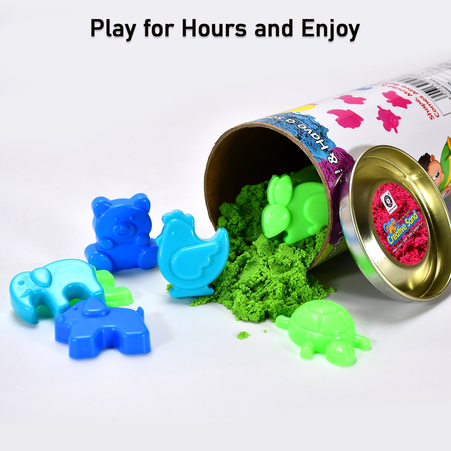 Wukusy 1960 Creative Sand for Kids natural kinetic sand kit with soft sand clay, ideal for children's activity and play toys.