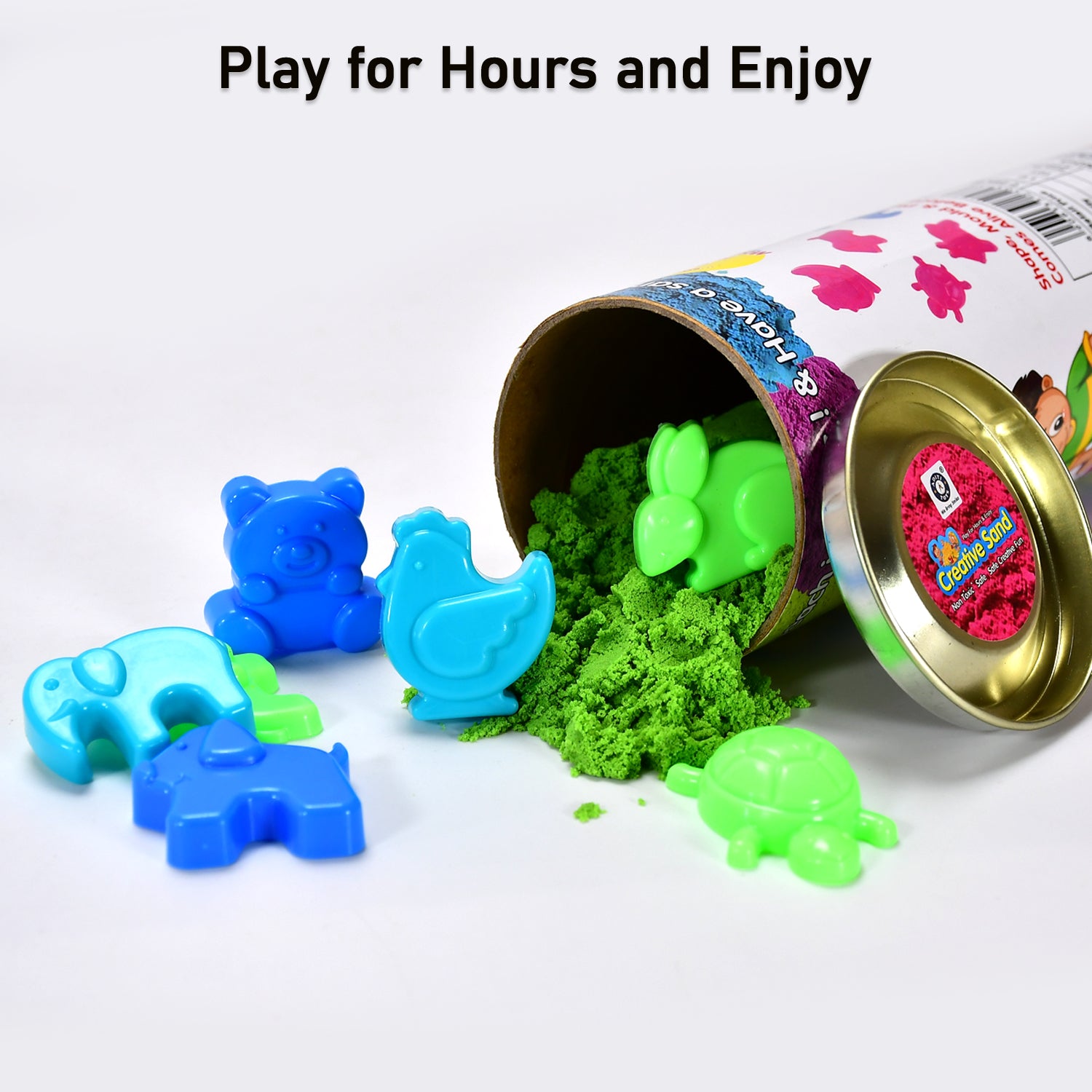 Wukusy 1960 Creative Sand for Kids natural kinetic sand kit with soft sand clay, ideal for children's activity and play toys.