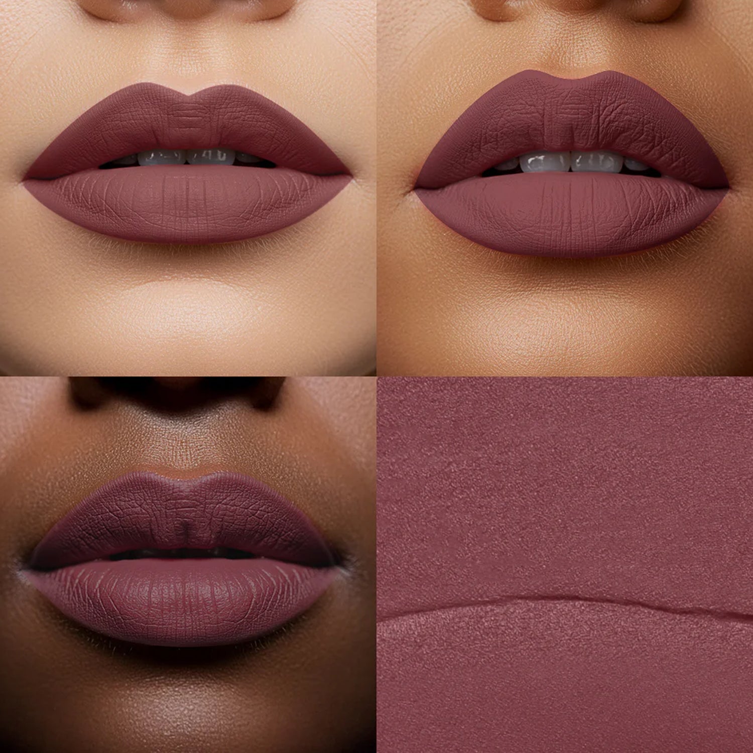 Wukusy Vivid Matte Mix-Color Lipstick showing vibrant shades and smooth texture in a close-up view.