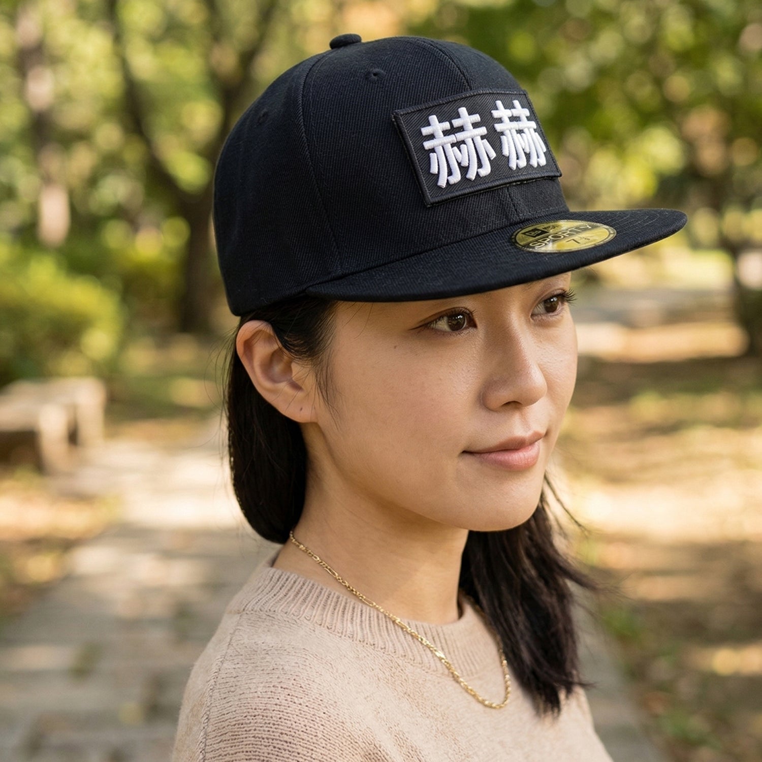 Unisex adjustable baseball cap by Wukusy featuring a mix of stylish designs, shown from the front with adjustable strap visible.