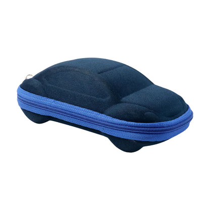 Wukusy cartoon car shape sunglasses box, portable eyeglasses case in vibrant design, ideal for storing and protecting glasses.
