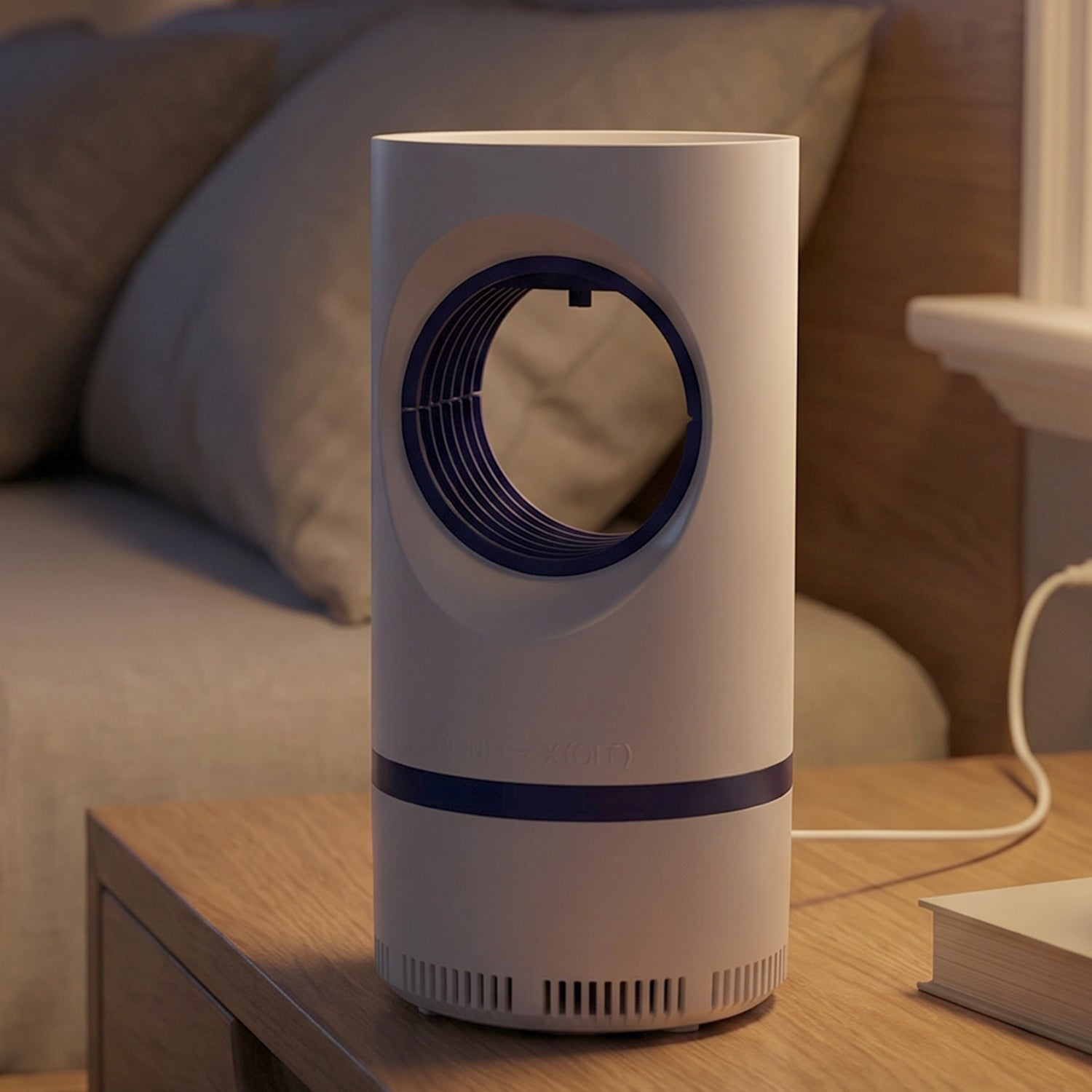 Wukusy electric USB mosquito killer lamp with suction trap, indoor insect trap device for effective pest control.