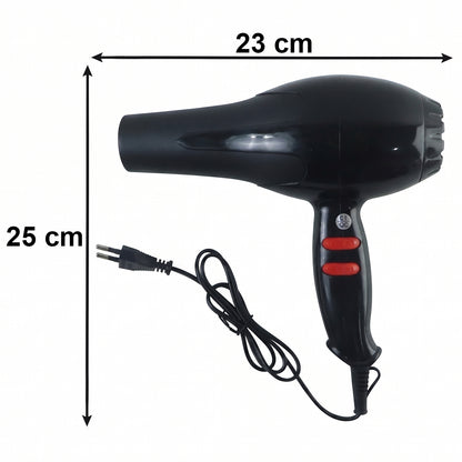 Wukusy portable compact hair dryer with hot and cold air settings, suitable for home and travel use, shown in the image.