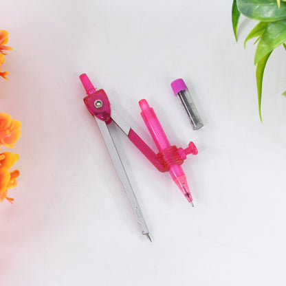 Wukusy 4-in-1 student geometry compass set with compasses, rulers, and accessories for office and school use