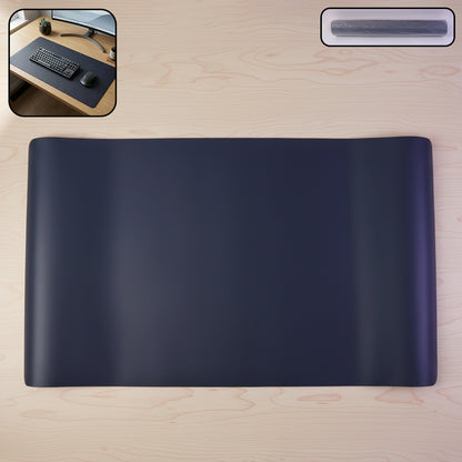 Large Wukusy premium desk mat mouse pad in black, 60x35 cm, with smooth surface and non-slip base for comfortable workspace.