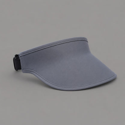 Wukusy women’s adjustable wide brim sun visor cap in random color, designed for outdoor summer protection and style.
